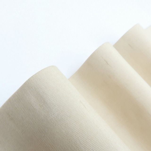 百華 Y 4147 ゑり善 金糸刺繡 縫い一つ紋 手縫い仕立て 竹 紬地 正絹 付下げ 着物