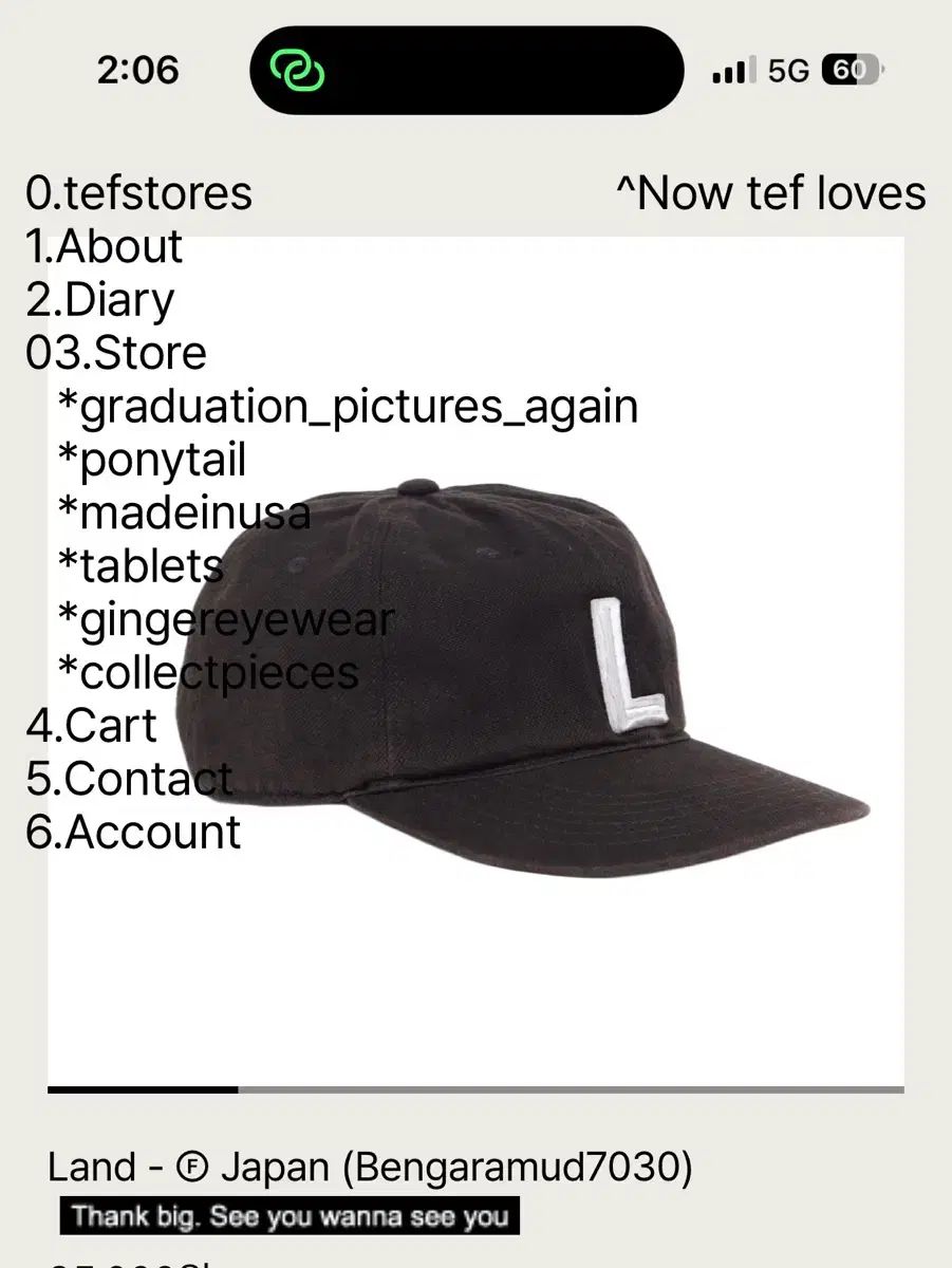 テフSTORE キャップ 帽子 ブラウン ラージ