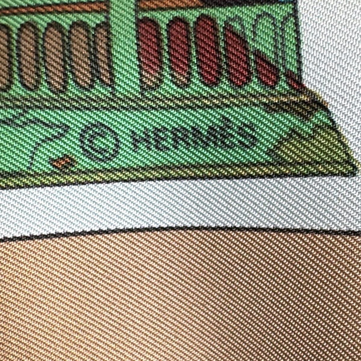  HERMES エルメス スカーフ カレ90 ライトブルー ベージュ マルチ Les Clefs De Notre Enfance バンダナ スカーフ 小物