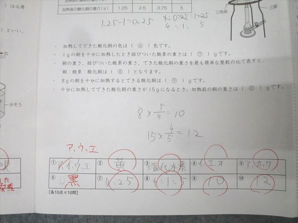 SAPIX 小学6年 理科 デイリーサピックス 630-01～23/25～29/31～38 計