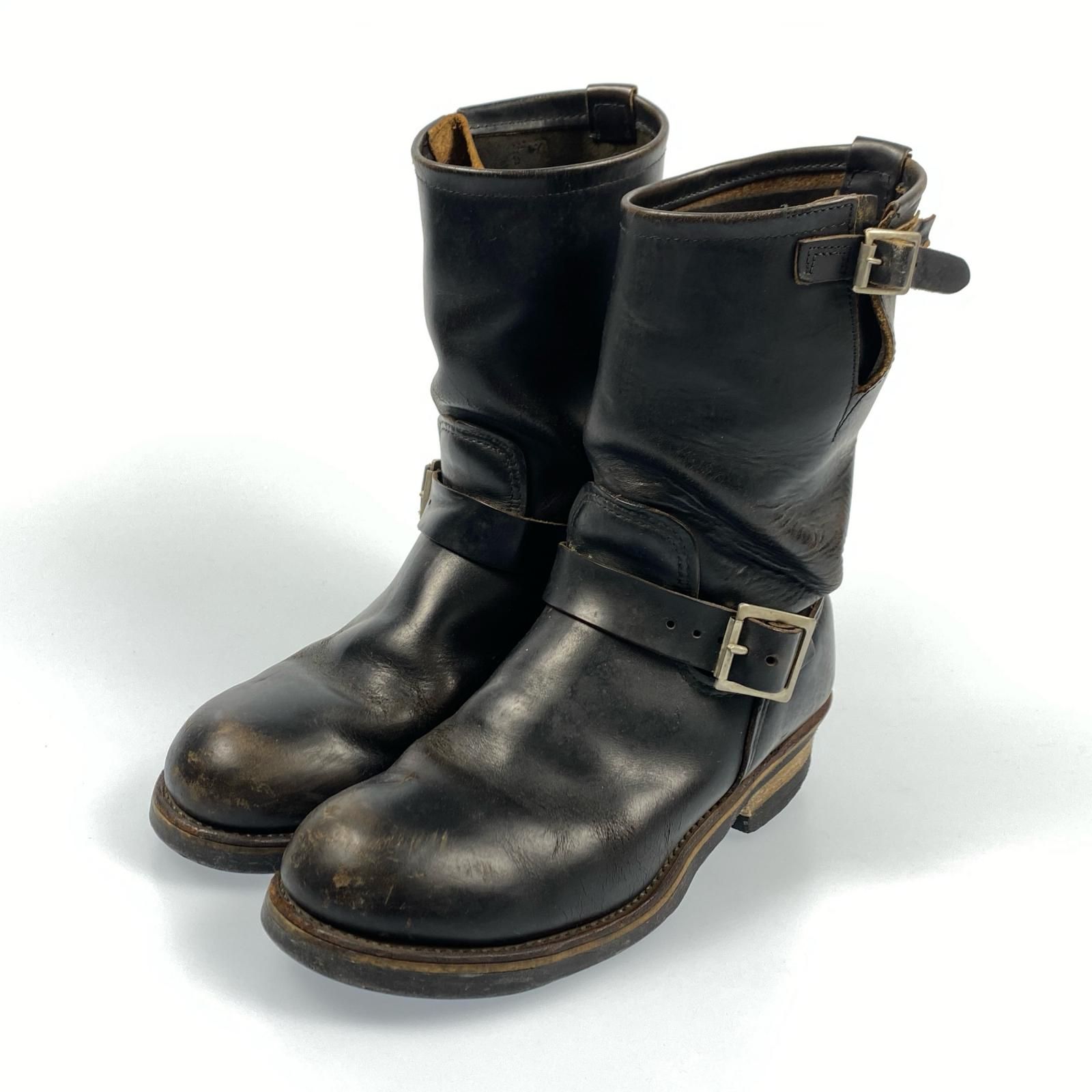 RED WING レッドウィング ブーツ ANSI Z 41 PT 91 エンジニアブーツ US 7.5 ブラック 127