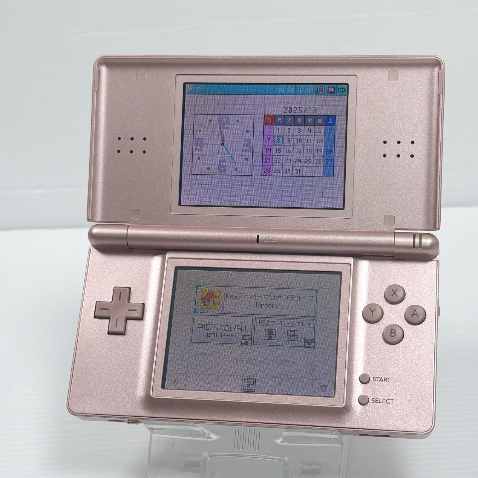 DS Lite メタリックロゼ 外装美品 遊べるセット 動作確認済み