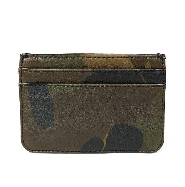 CHROME HEARTS クロムハーツ ダブルサイド レザー カードケース SV 925 メンズ カモ柄 迷彩 101076
