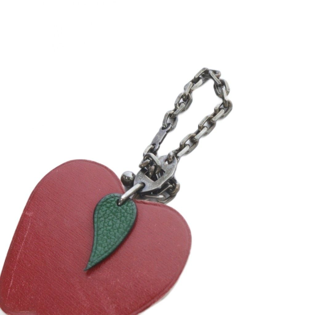 ★エルメス★アップルチャーム★リンゴモチーフ★キーホルダー★赤★ エルメス HERMES リンゴ アップル チャーム キーホルダー 赤 - メルカリ