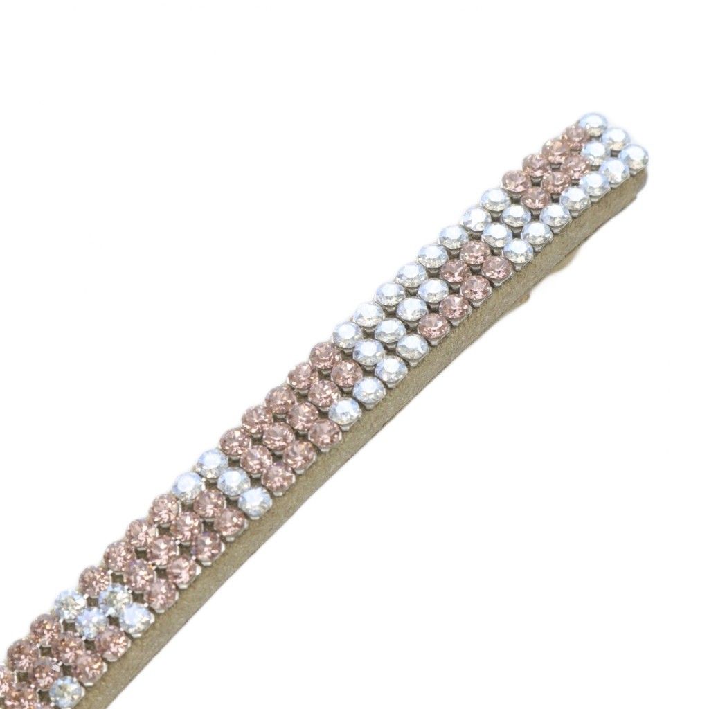 アッカ acca ビジュー バレッタ ピンク グレージュ - メルカリ