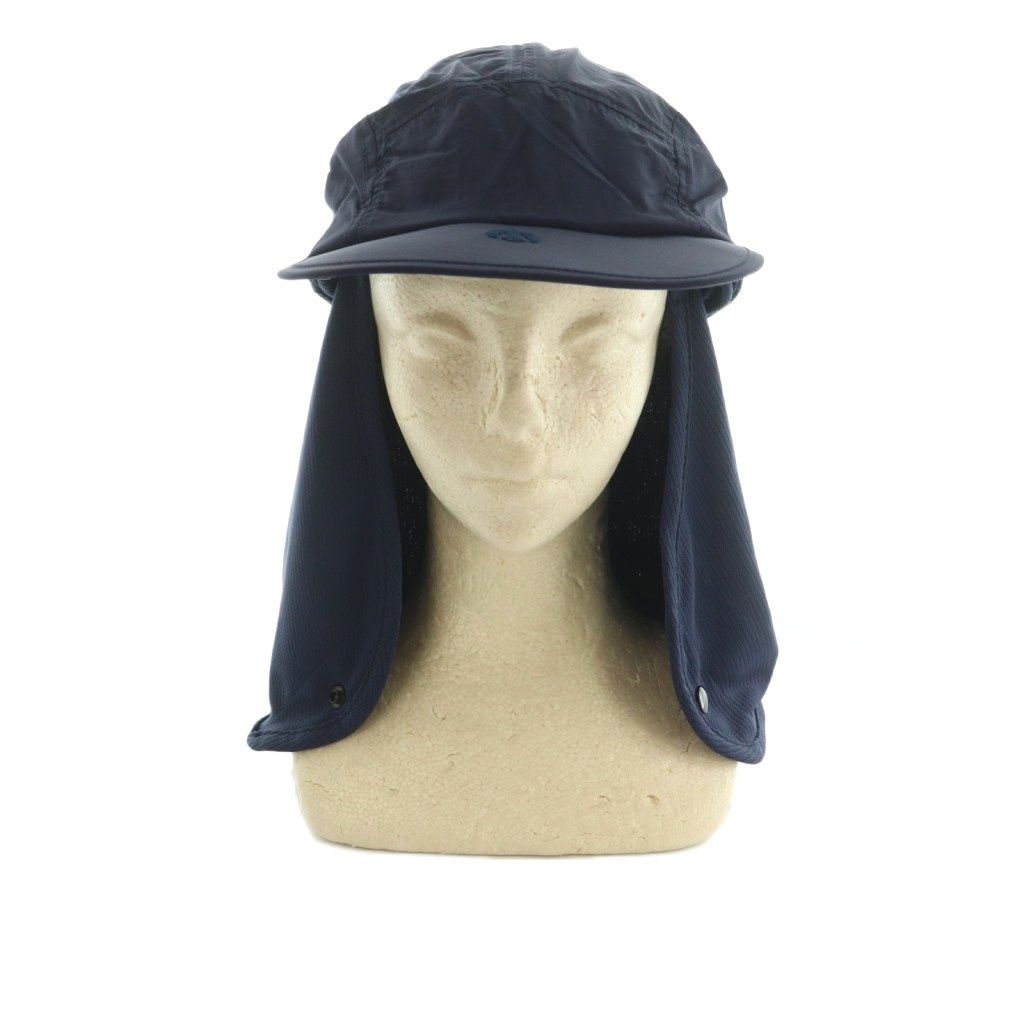 【新品未使用】VAKT. HIYOKEキャップ　ネイビー バクト VAKT. HIYOKE キャップ 帽子 ナイロン ネックシェード付き M