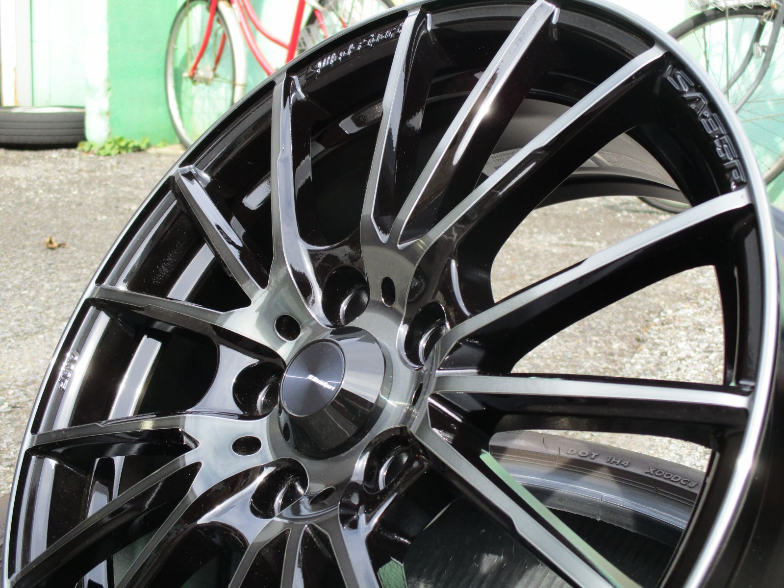  国産車用 ホイール Weds Sports SA 35 R サイズ 7 0 17 53 5 114 WBC ウォースブラッククリア バルブ付き 取付用ナットなし 1台分 17インチ ホイール