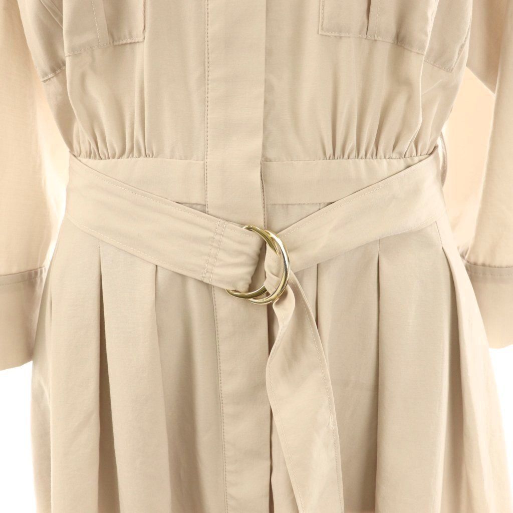 ジャスグリッティー JUSGLITTY 25SS ワークシャツワンピース 長袖