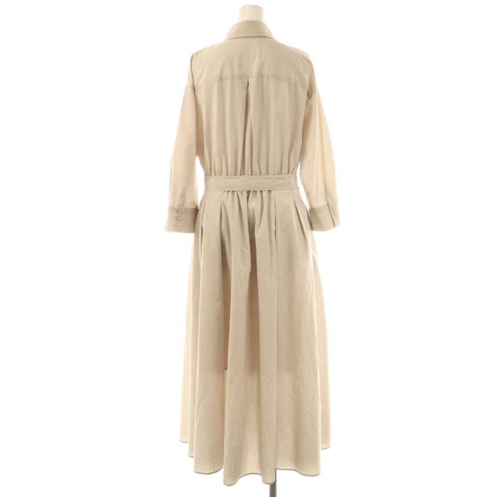 ジャスグリッティー 25 SS ワークシャツワンピース 長袖 ロング 1 ライトベージュ NR OS