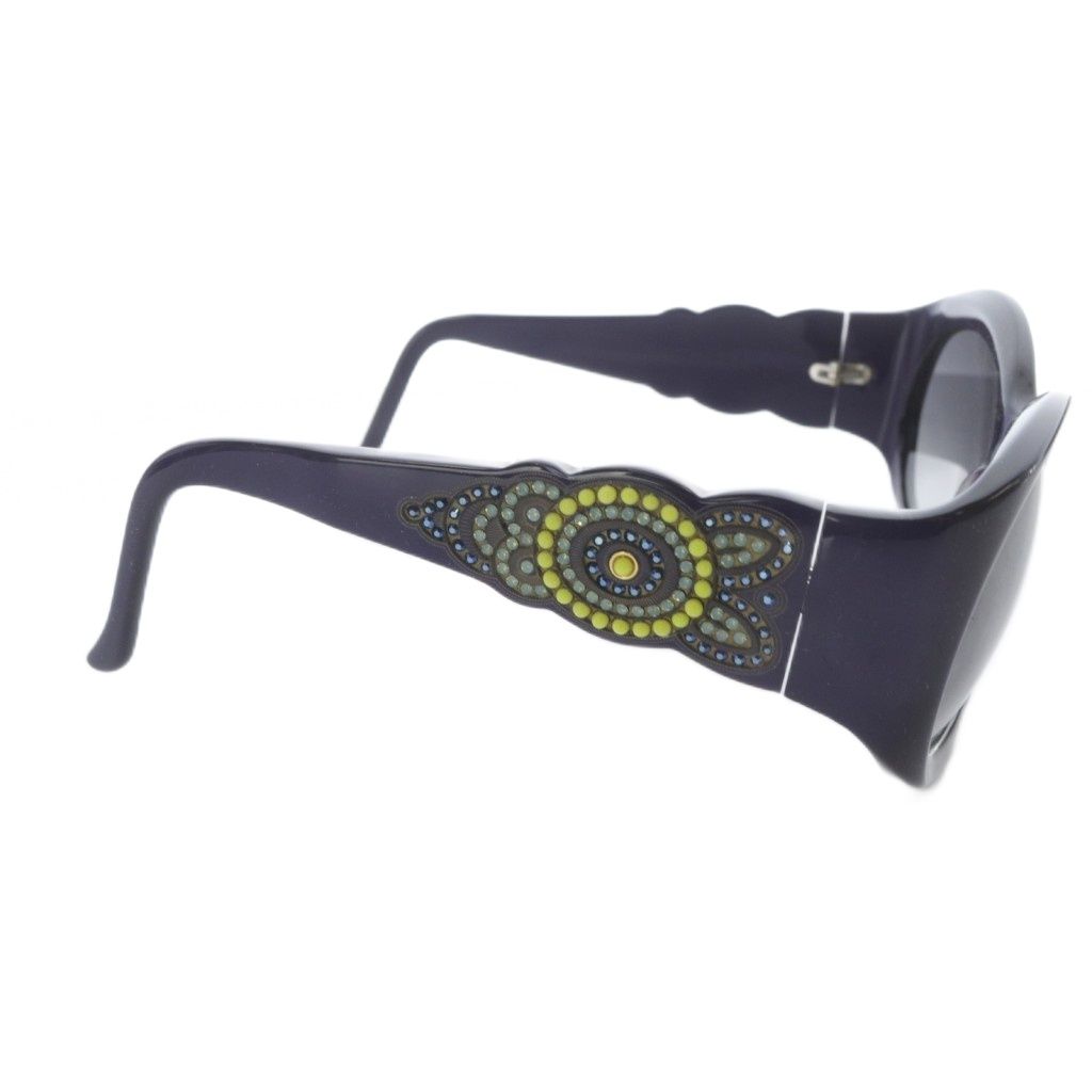  ジュディスリーバー JUDITH LEIBER JL 1032 サングラス グラデーション 57 19-125 紺 サングラス 小物