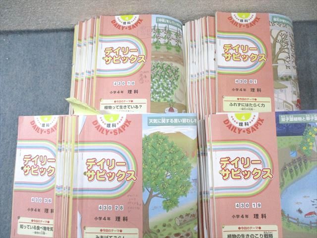 SAPIX 小4 サピックス デイリー/サマー 理科 通年セット 【計44回分 