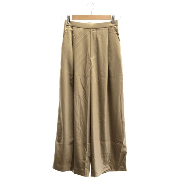 Deuxieme Classe ドゥーズィエムクラス Ripple サテンパンツ レディース ベージュ 34