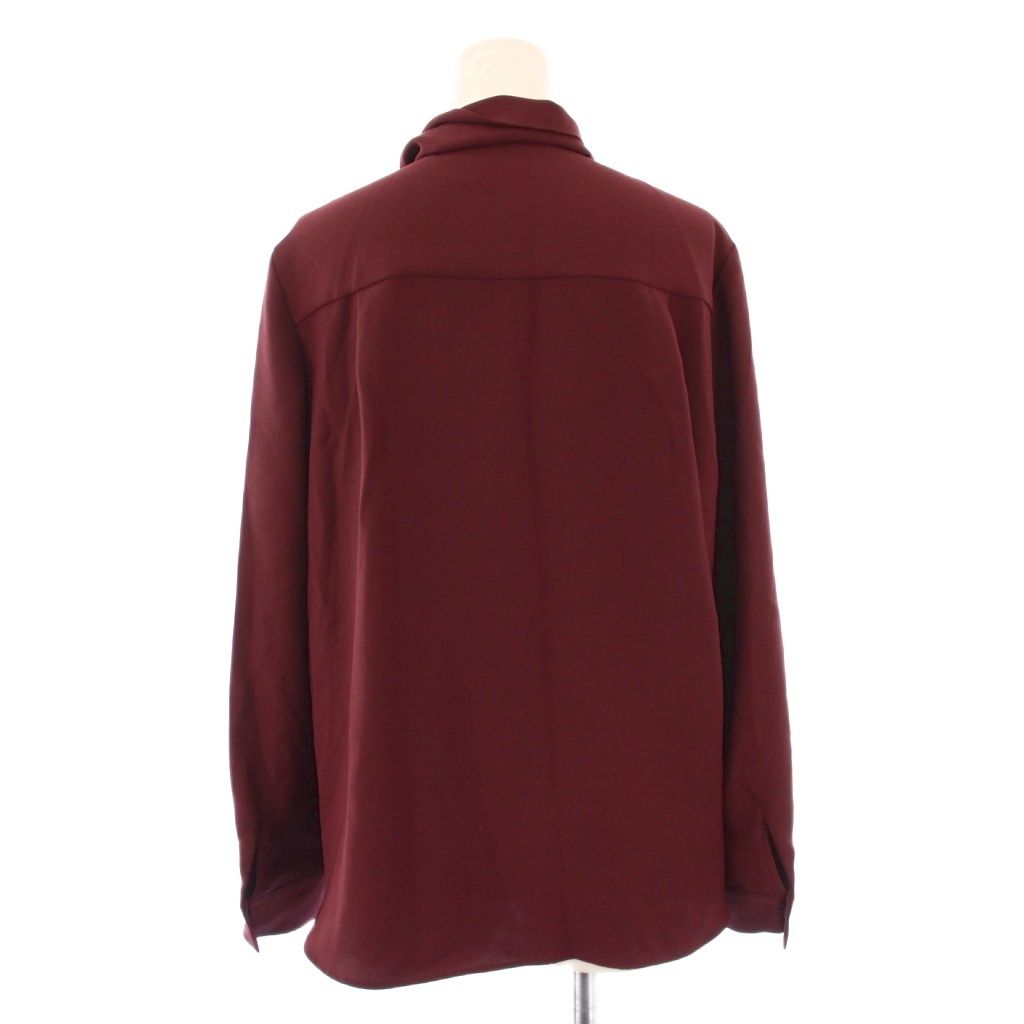 セオリーリュクス theory luxe ボウタイ ブラウス 赤 長袖38 セオリーリュクス theory luxe ボウタイ ブラウス 赤 長袖38