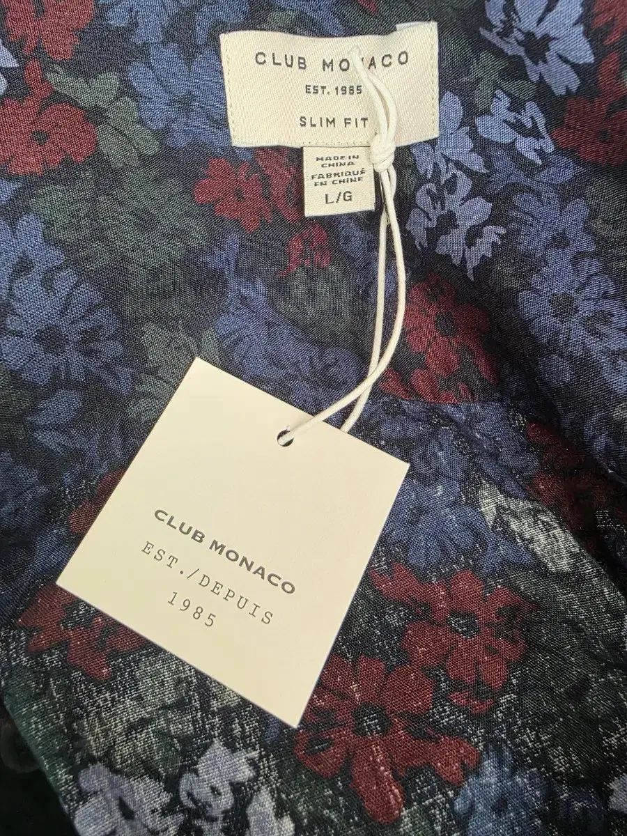 クラブモナコ フローラル シャツ 新 商品 L