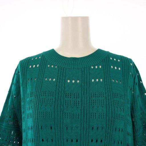 アドーア ADORE ワンピース ロング 半袖 ペチコート付き 38 緑 531