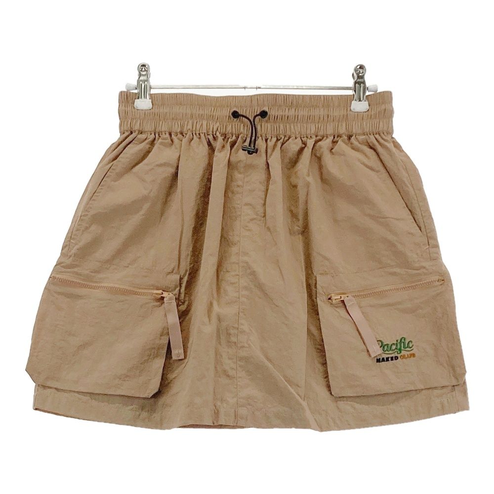 サイズ S PACIFIC GOLF CLUB パシフィック ゴルフクラブ NAKED ナイロンスカート ベージュ系 ゴルフウェア レディース ストスト