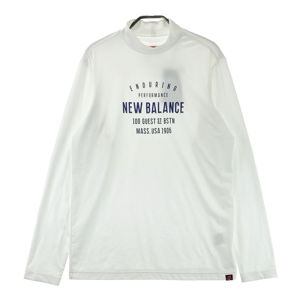 サイズ：5 NEW BALANCE GOLF ニューバランス  ハイネック 長袖Tシャツ  ホワイト系 [240101577198] ゴルフウェア メンズ ストスト