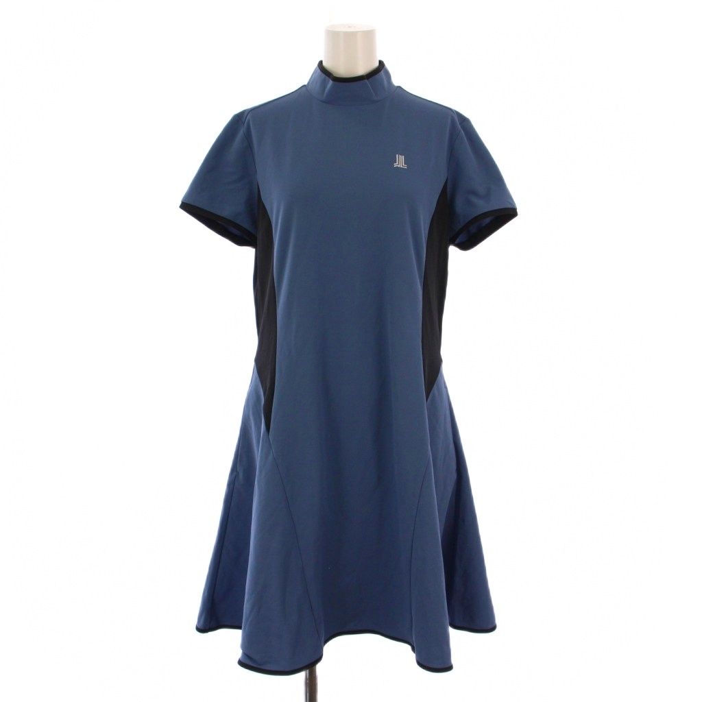 ランバン スポール LANVIN SPORT モックネックワンピース ミニ丈 半袖