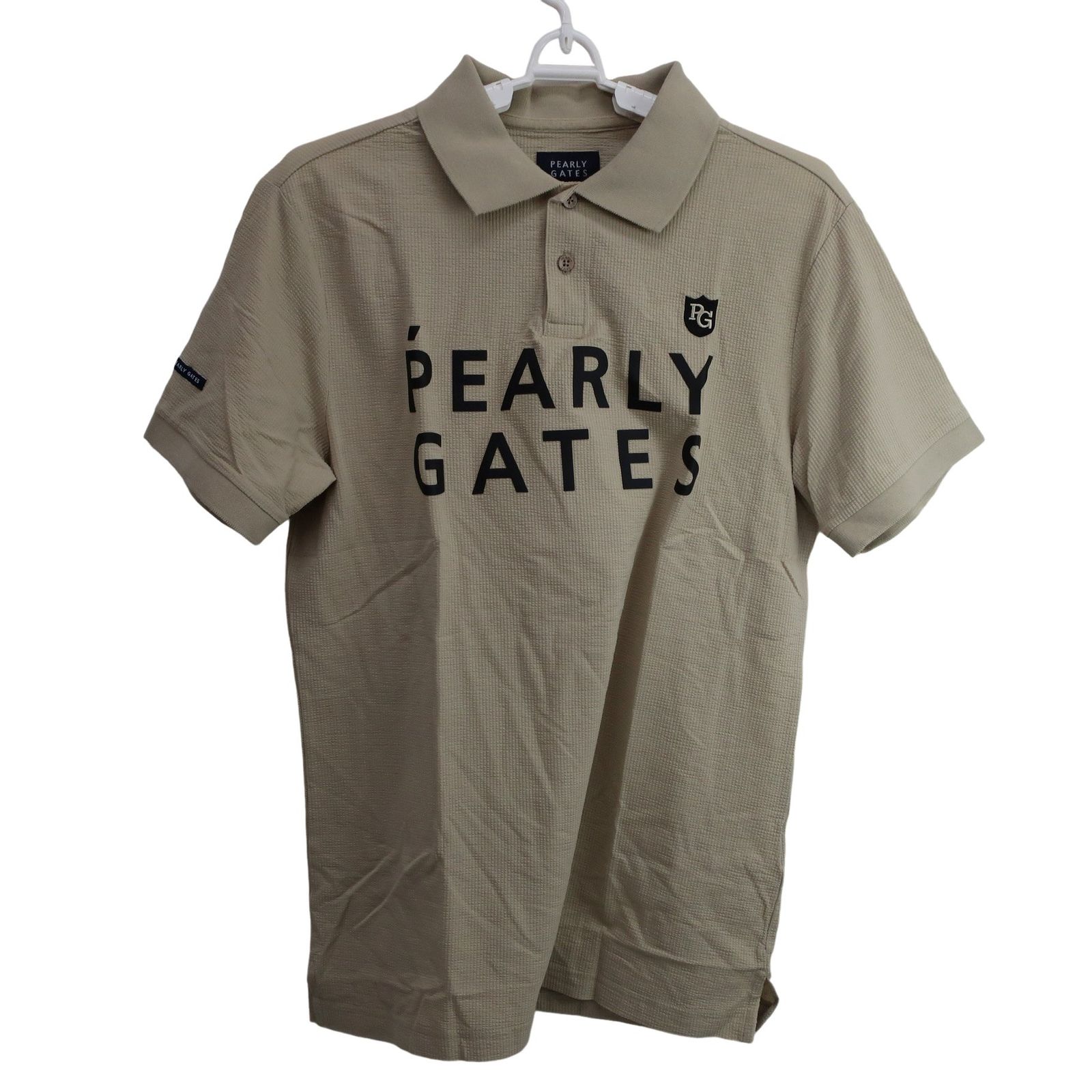 美品】PEARLY GATES(パーリーゲイツ) ポロシャツ ベージュ メンズ 6