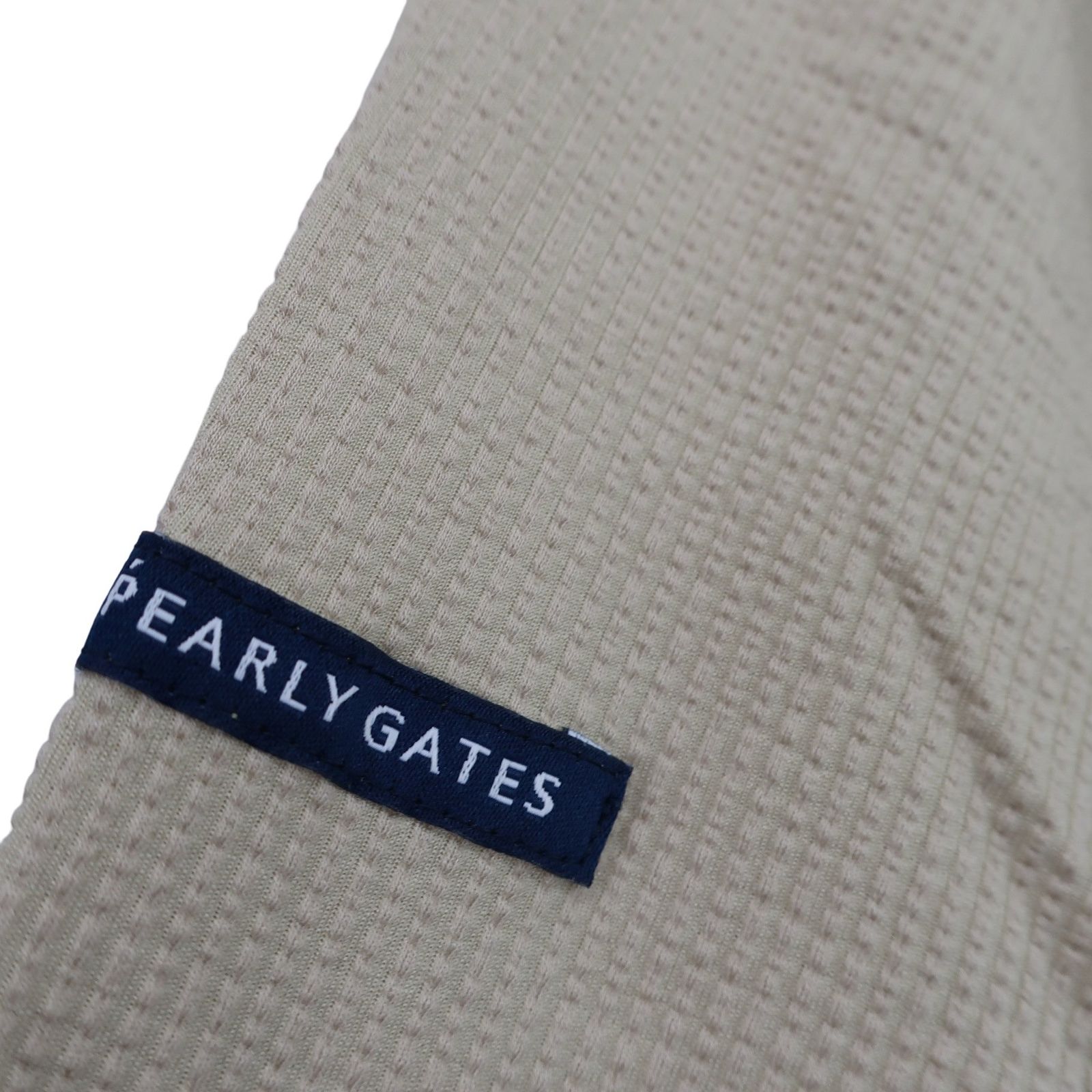 美品】PEARLY GATES(パーリーゲイツ) ポロシャツ ベージュ メンズ 6