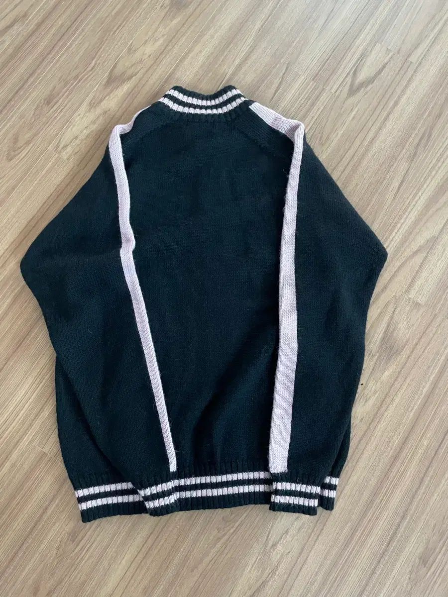 ビームス ウールニット ジップアップ