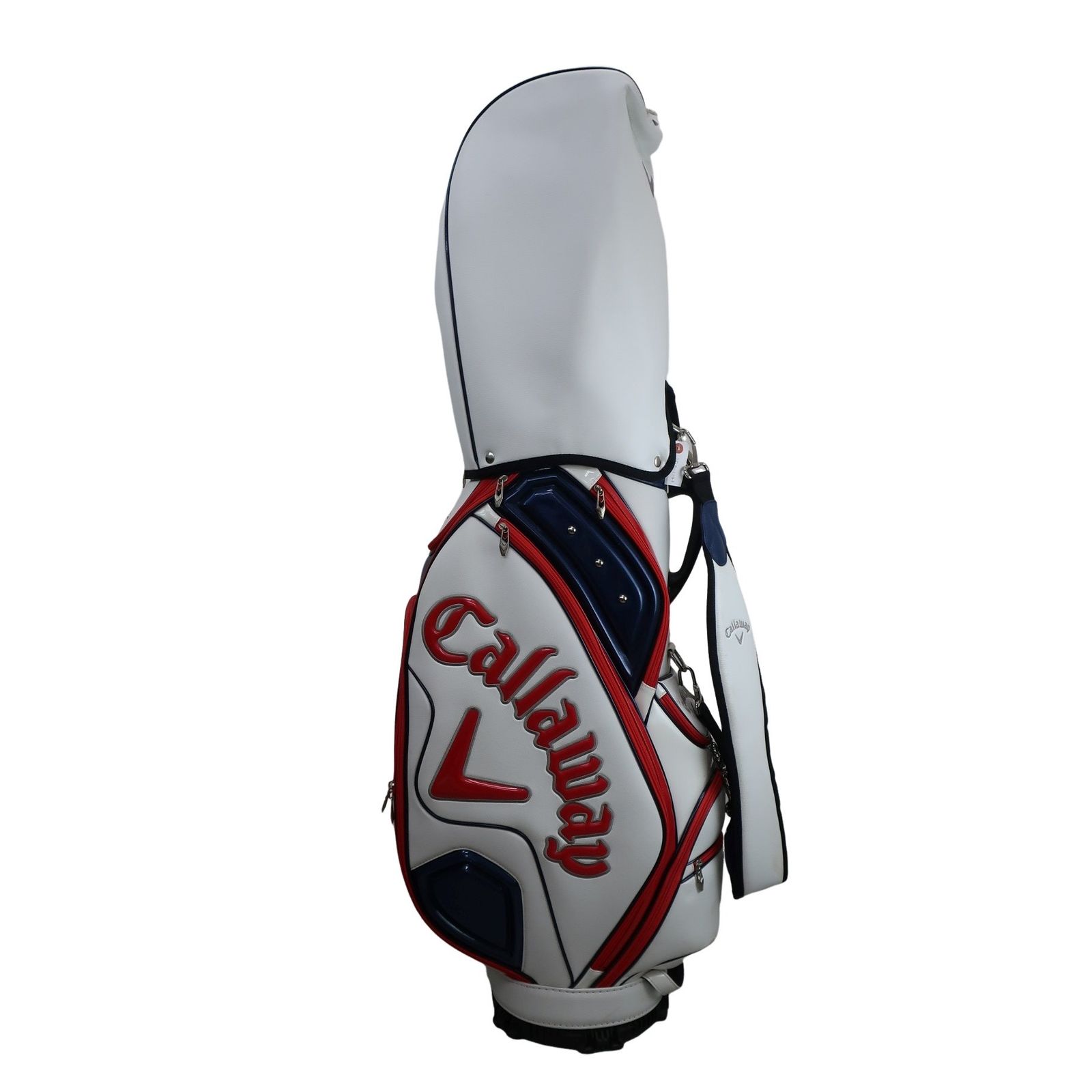Callaway キャロウェイ 9 5型 キャディバッグ ホワイト ネイビー