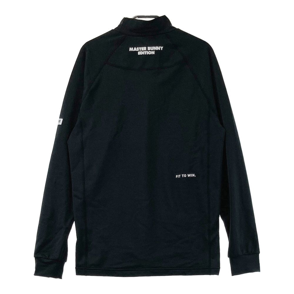 マスターバニーエディション　モックネック　長袖シャツ　ロゴ　黒　ブラック　M 1 サイズ：4 MASTER BUNNY EDITION マスターバニーエディション 10周年