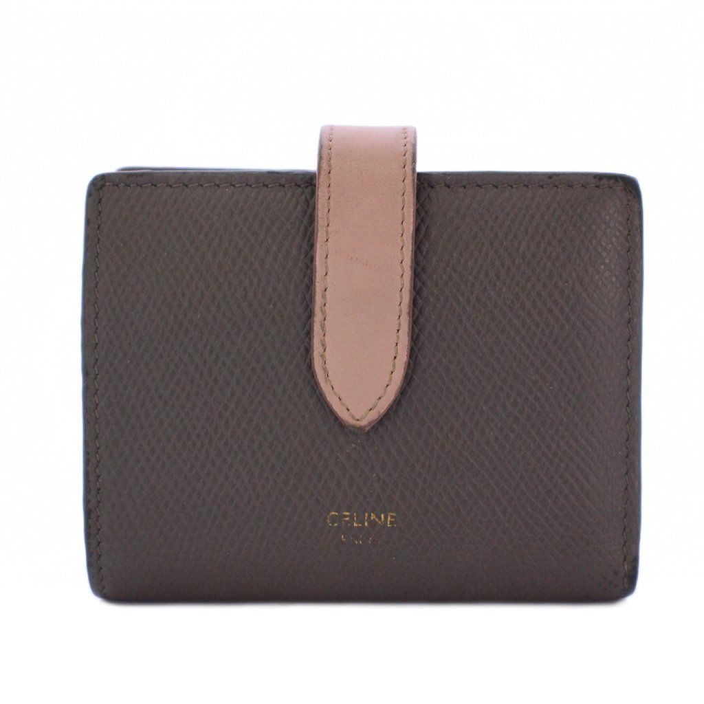 【美品】CELINE セリーヌ ミディアム ストラップウォレット 二つ折り財布 CELINE 二つ折り財布 ミディアム ストラップウォレット 【公式通販】
