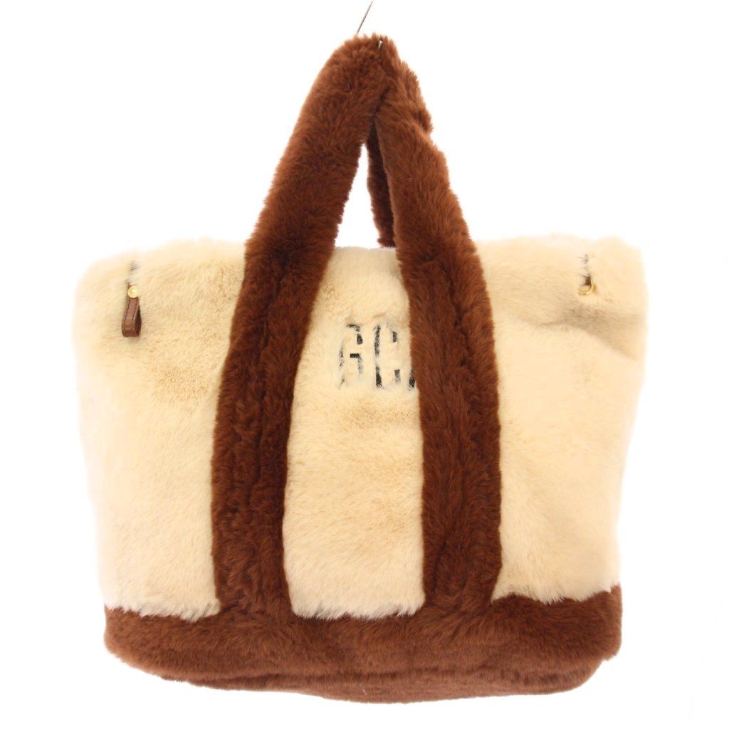 グッドグリーフ GOOD GRIEF GCA EMB Faux Fur Tote Bag フェイクファー