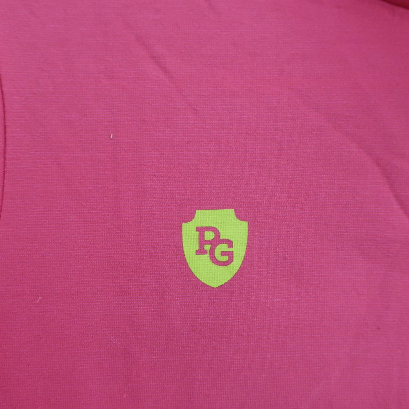 PEARLY GATES(パーリーゲイツ) 半袖モックネックシャツ ピンク