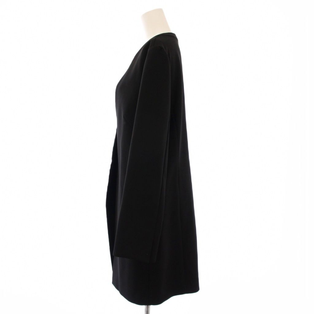 ソージュ SOEJU ストレッチファインロングノー ジャケット アウター シングル ワン L 黒 ブラック S-00-JK-002 BB