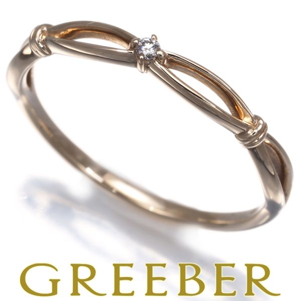 ete K10YG ペア ダイヤモンド リング 7号 エテ リング ダイヤ ダイヤモンド 7号 K10YG 小売業者 #181577 ete