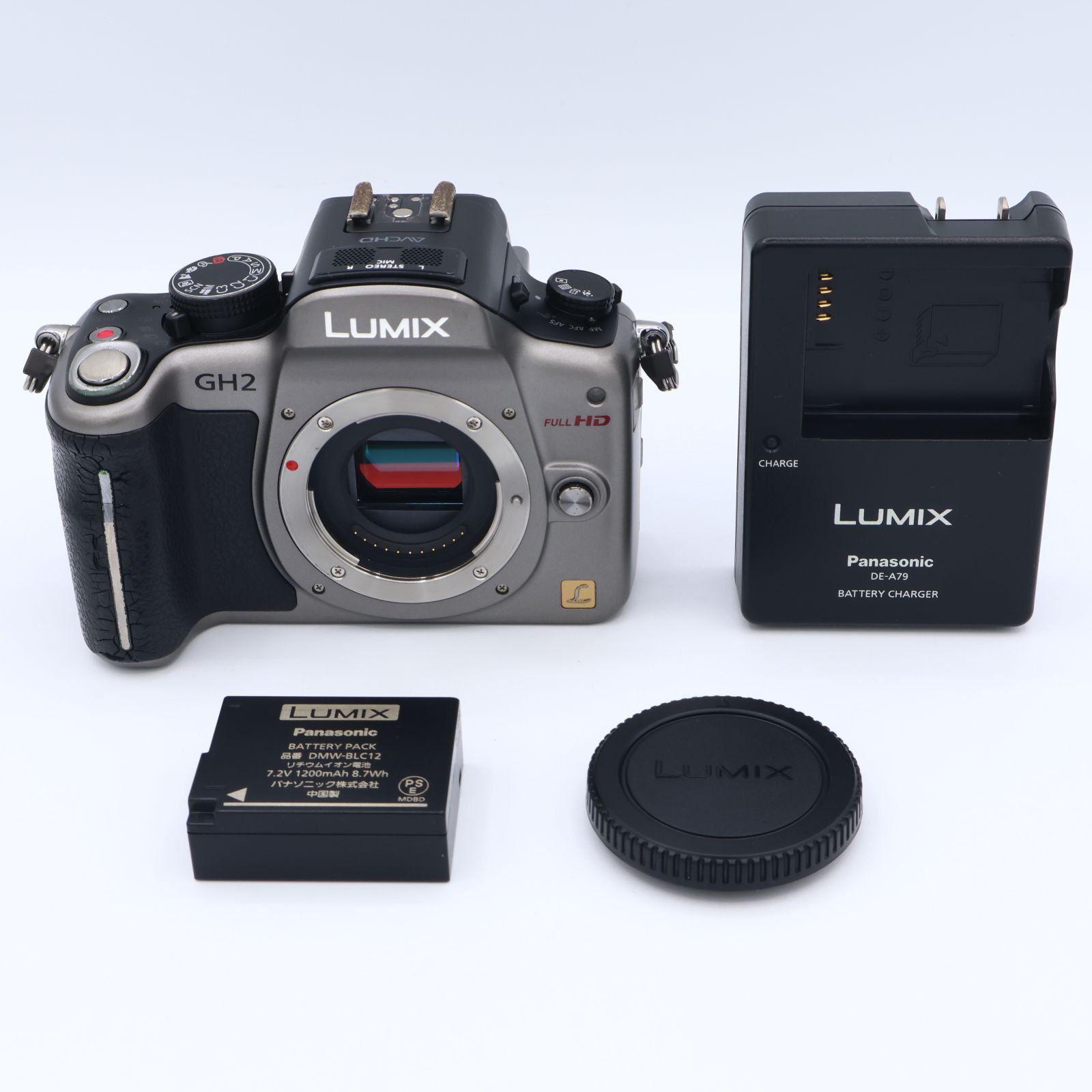 Panasonic パナソニック デジタル一眼カメラ ルミックス GH 2 ボディ 1605万画素 シルバー DMC S 251201_