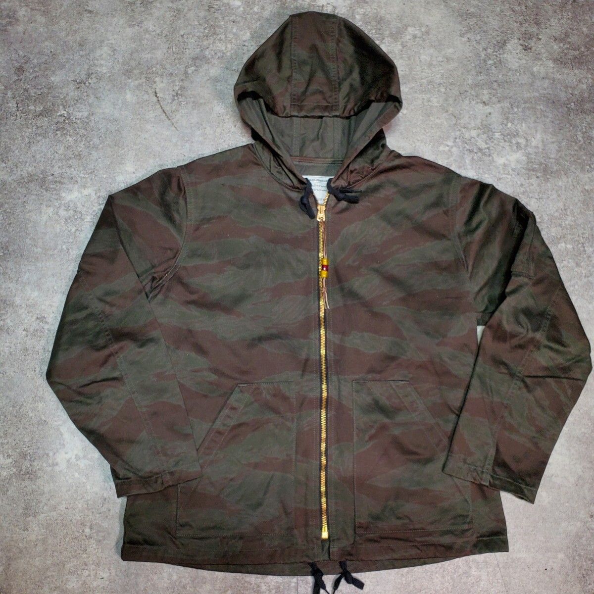 THE REAL McCOY S ザリアルマッコイズ TIGER CAMOUFLAGE PARKA タイガーカモ ライトアウター パーカー TALONジップ