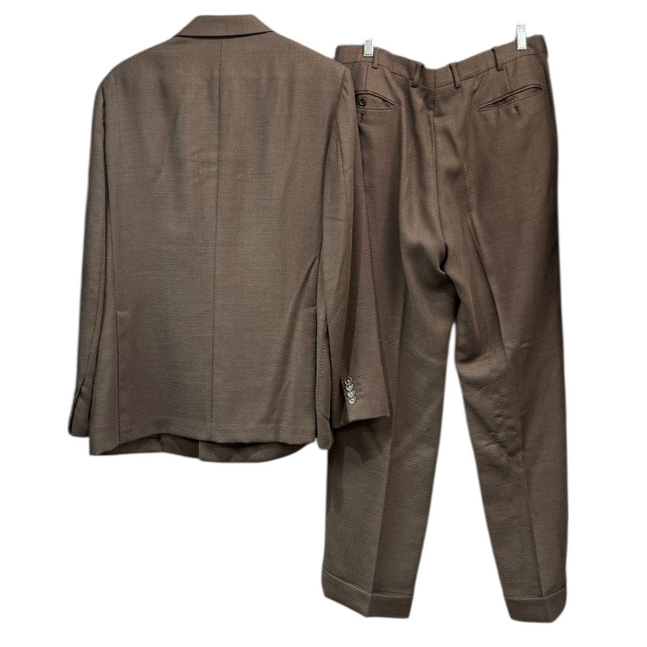 Belvest ベルベスト ダブルブレストウールセットアップスーツ 50