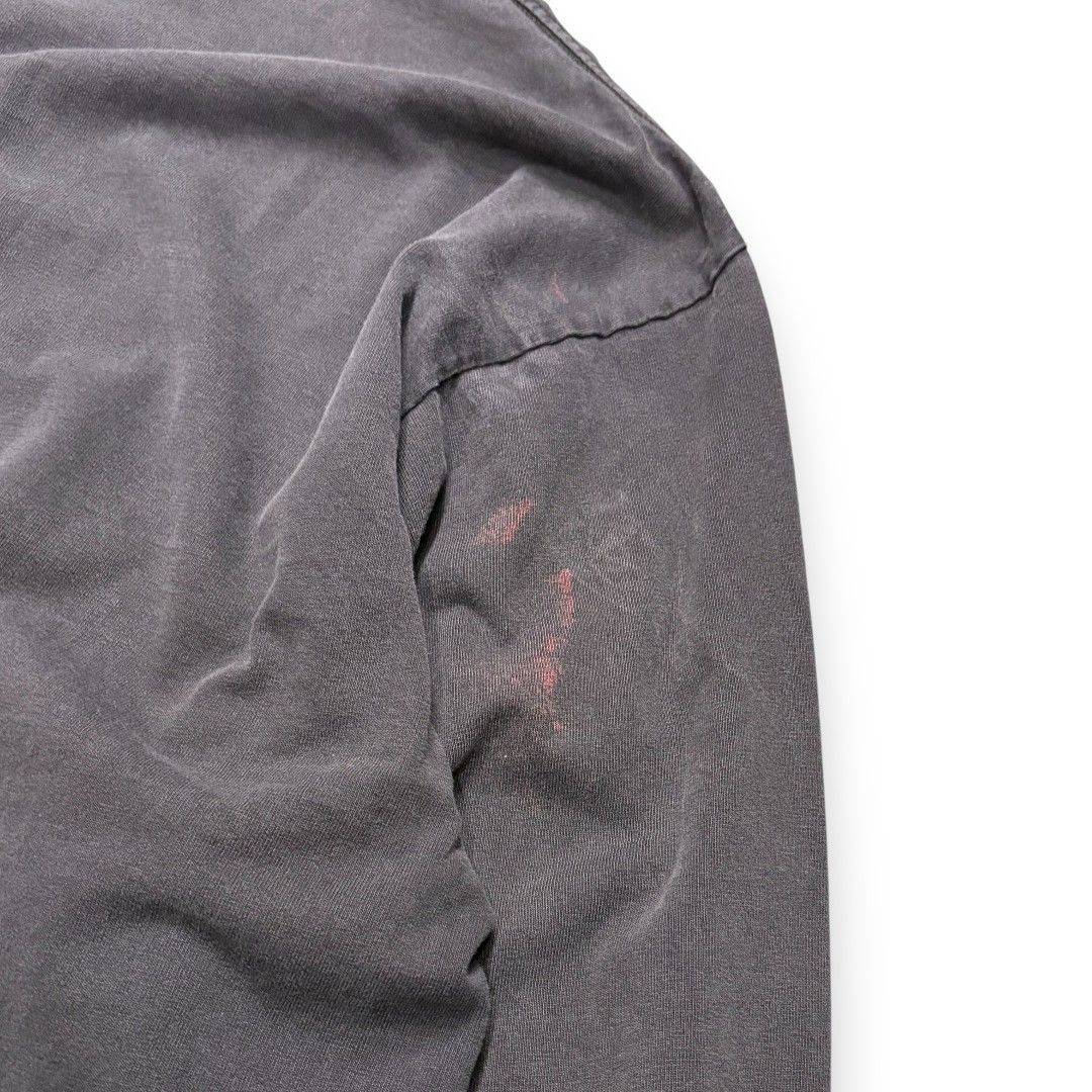 90s 00s Carhartt 無地 ロンT ポケT フェード 鬼フェード ボロ 襤褸