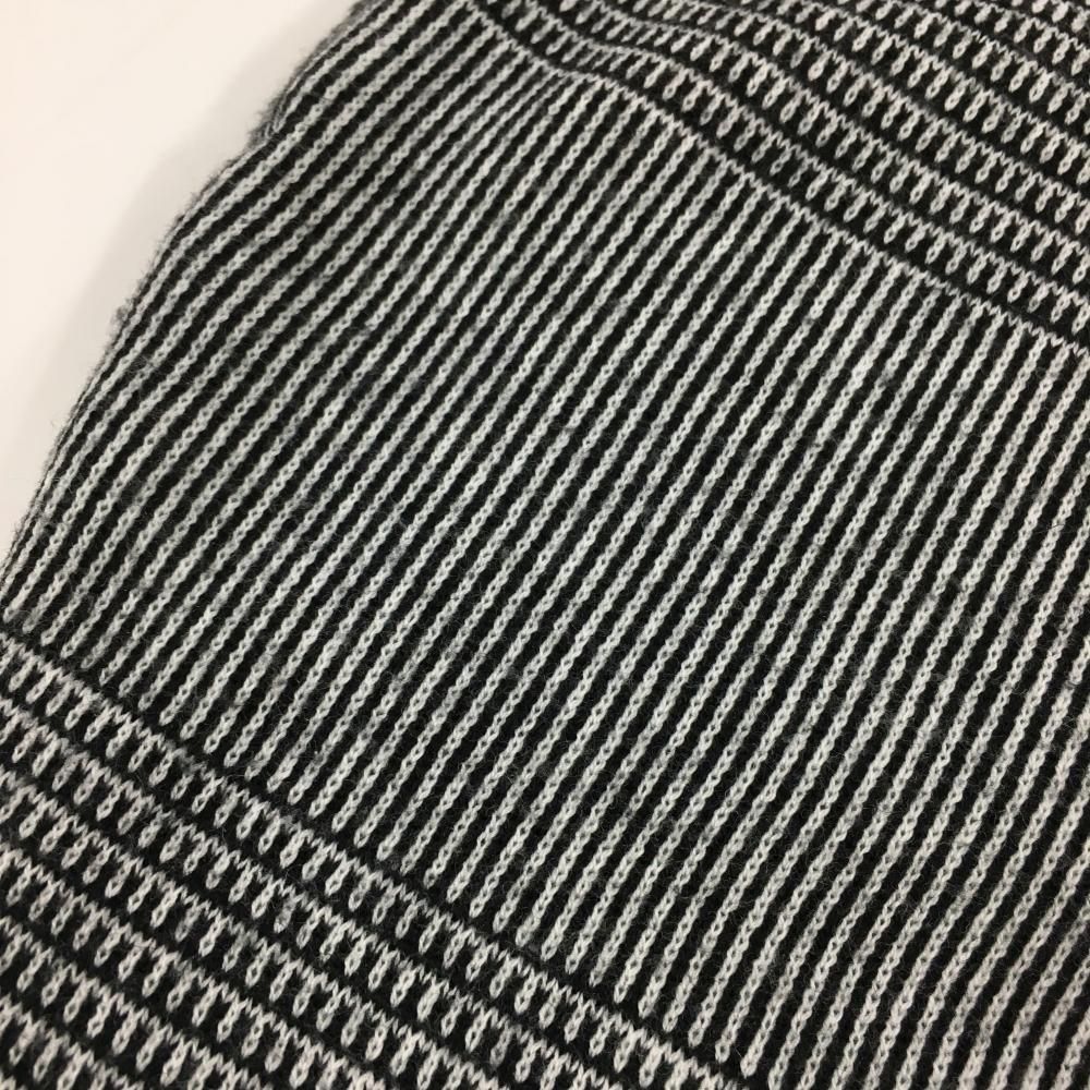 美品】アディダス ニットスカート 白×黒 千鳥格子 グレンチェック