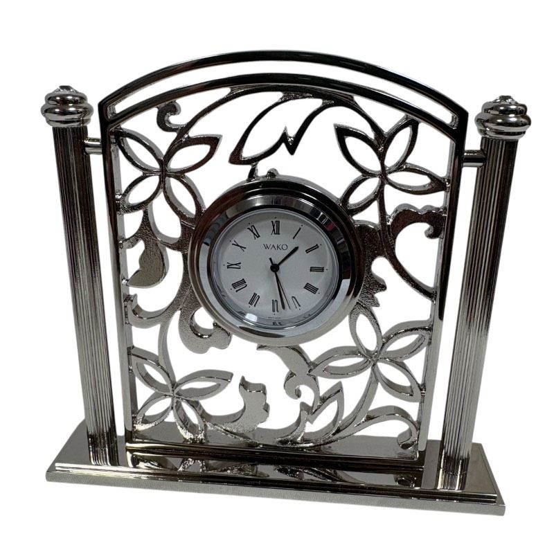 未使用】銀座和光 WAKO クロック＆フォトフレーム セット シルバー