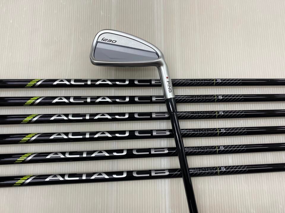 ピン i 230 ALTA J CB BLACK Sフレックス アイアンセット 最短