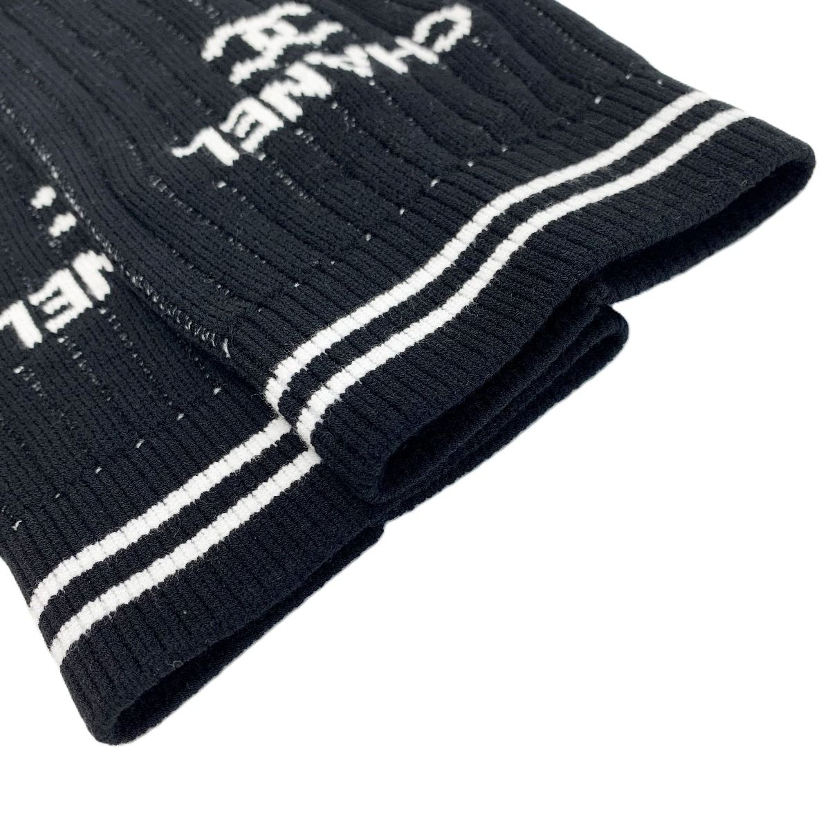  CHANEL シャネル レッグウォーマー AA 9804 ココマークロゴ ブラック その他 下着 アンダーウェア