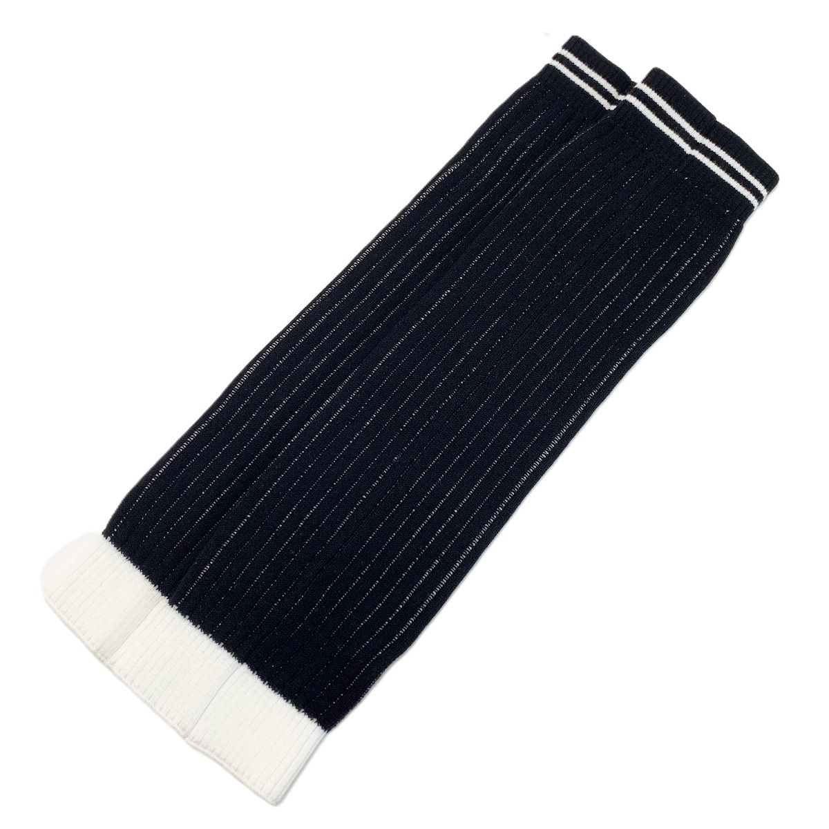 CHANEL シャネル レッグウォーマー AA 9804 ココマークロゴ ブラック