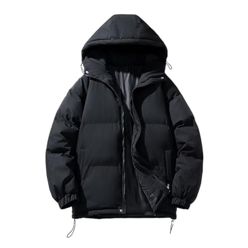 Ｋａｙｉｙａｓｕ ダウンジャケット メンズ 大きいサイズ 中綿入り 防寒着 防風 冬服 厚手 フート付き ブラック アウトドア 日常 カジュアル ゆったり おしゃれ かっこいいpo d 70 a 98 ba
