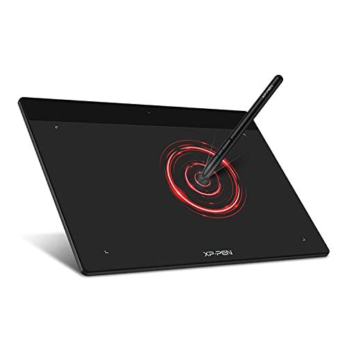 XPPen ペンタブ 4 8 3インチ 板タブ スマホ対応 充電不要ペン イラスト 入門用 OSU!ゲーム用 Windows Mac Chromebook Androidに対応 Deco Fun XS ブラックpo a 912 ffbb