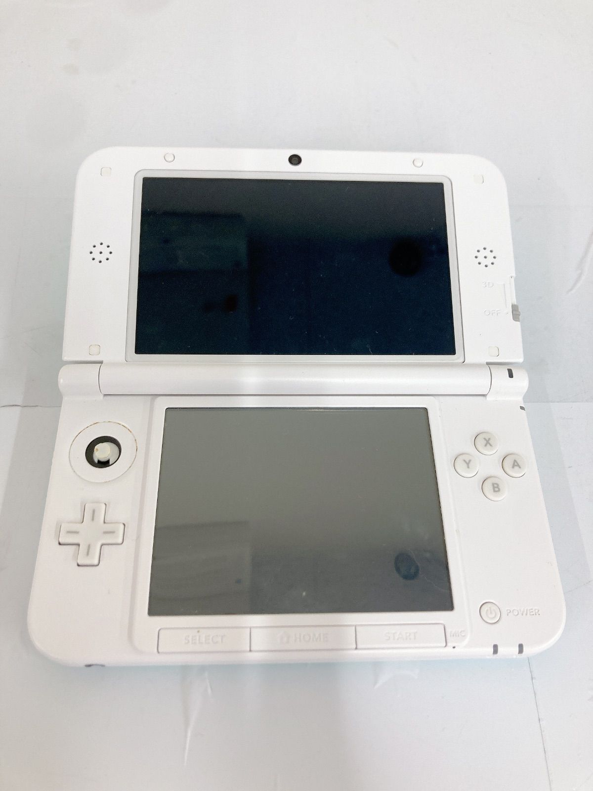 3 【通電確認済み】Nintendo3DS LL 本体 ソフトセット ミント ホワイト
