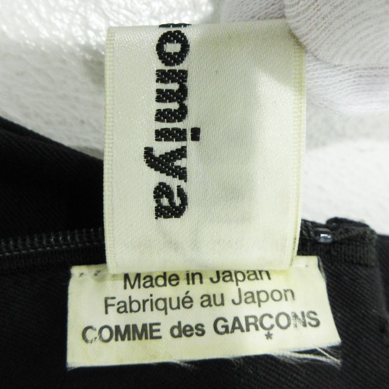  COMME des GARCONS コムデギャルソン noir kei ninomiya ノワールケイニノミヤ 切替ウールノースリーブワンピース 3 C O 024 ブラック サイズ S 111 その他 その他