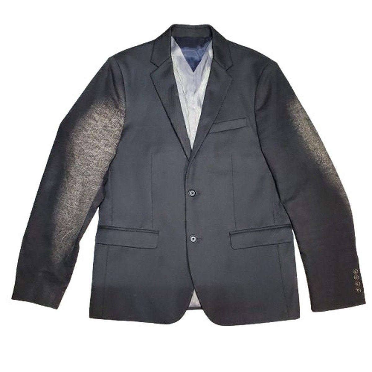 DIESEL フェードデニム袖切替2Bテーラードジャケット アウター ジャケット 00s 2000年代 Y2K size52  ディーゼル メンズ DIESEL フェードデニム袖切替2Bテーラードジャケット アウター