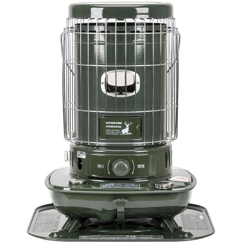 キャプテンスタッグ CAPTAIN STAG セット キャプテンスタッグ×コロナ 石油ストーブ SL-51 CSA ダークグリーン