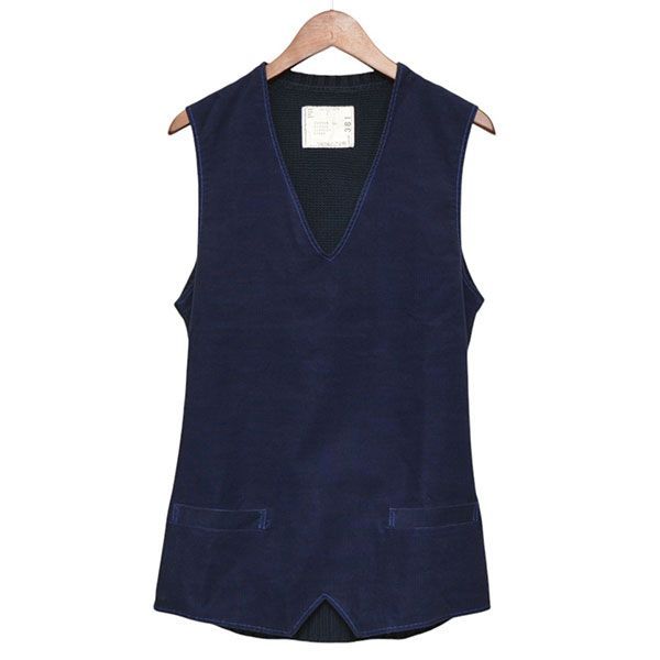 sacai サカイ コーデュロイニット切替ベスト 13-00381M 8054000225873