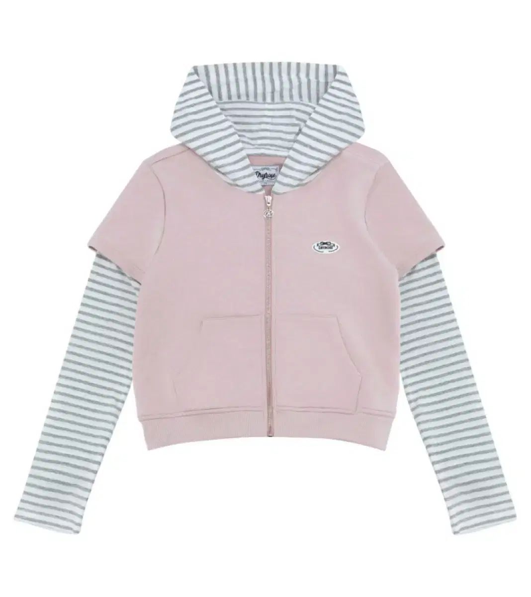 DRYROSE ストライプ フードジップアップ