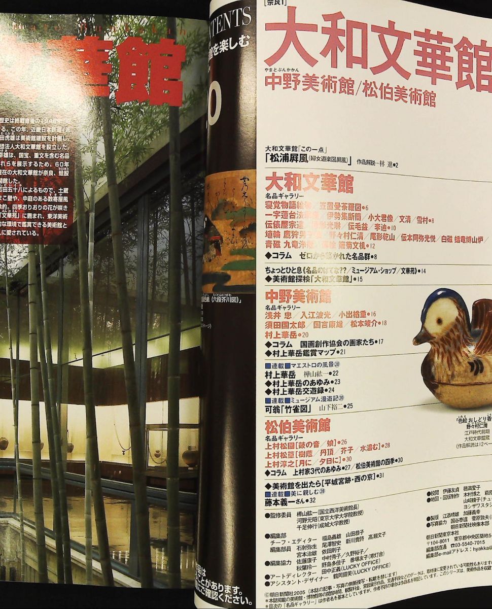 大和文華館 週刊朝日百科 日本の美術館を楽しむ20 A 4 女神の息吹